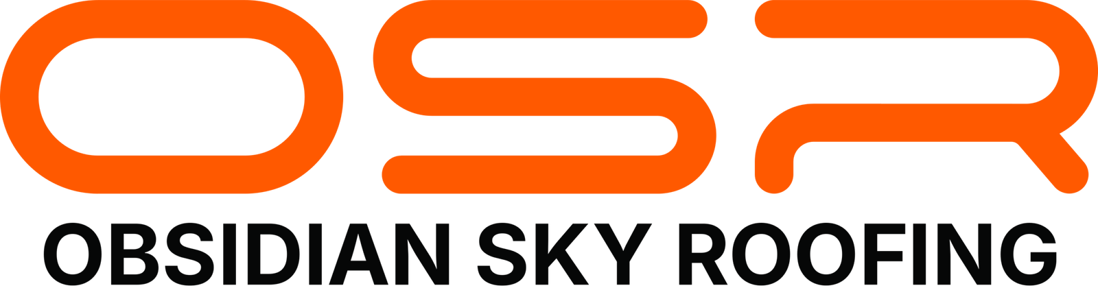 Obsidian Sky Roofing logo